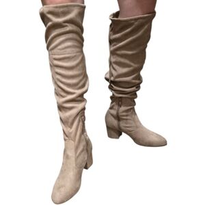 Women's Tan Knee-High Boots